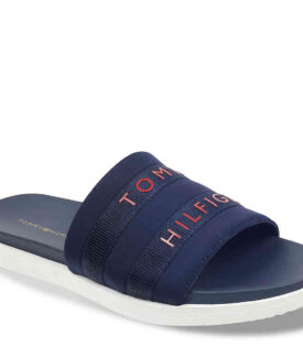 SCRIPT SLIDE SANDAL