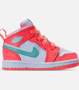 Girls' Toddler Air Jordan 1 Mid Basketball Shoes