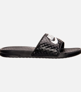 WOMEN'S NIKE BENASSI JDI SWOOSH SLIDE SANDALS