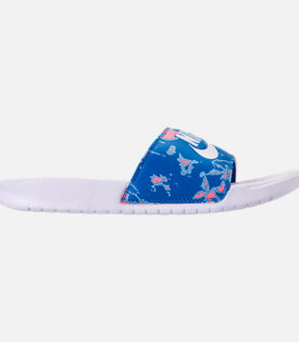 WOMEN'S NIKE BENASSI JDI PRINT SLIDE SANDALS