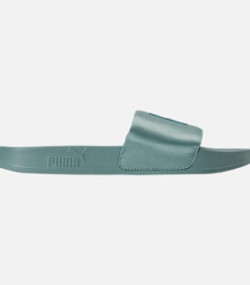 WOMEN'S PUMA LEADCAT SATIN SLIDE SANDALS