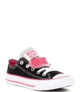 Chuck Taylor All Star Double Tongue Sneaker (Little Kid & Big Ki
