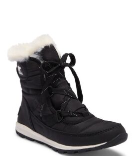 Whitney Short Lace Waterproof Insulated Boot (Toddler, Little Ki