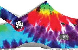 Classic Tie Dye Graphic Clog
