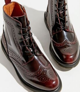 Delphine 8-Eye Brogue Boot