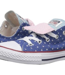 Chuck Taylor® All Star® Double Tongue Star Perf Canvas Ox (Littl
